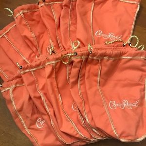 Crown Royal Crown Peach Bags